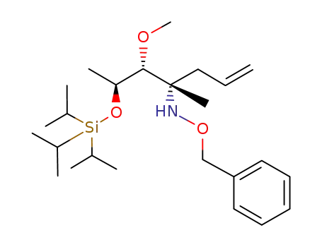 O-Benzyl-N-[(S)-1-((1R,2S)-1-methoxy-2-triisopropylsilanyloxy-propyl)-1-methyl-but-3-enyl]-hydroxylamine