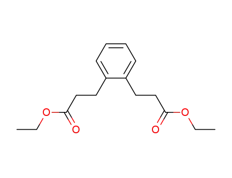 Molecular Structure of 55444-18-3 (1,2-Benzenedipropionic acid diethyl ester)