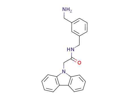 Molecular Structure of 148582-32-5 (9-<(((3-(aminomethyl)benzyl)amino)carbonyl)methyl>carbazole)
