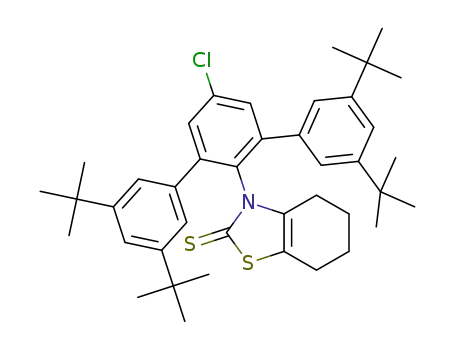 4,5,6,7-tetrahydro-3-[2,6-bis(3,5-ditert-butylphenyl)-4-chlorophenyl]-(3H)-benzothiazole-2-thione