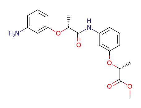 (R)-methyl 2-(3-((R)-2-(3-aminophenoxy)propanamido)phenoxy)propanoate