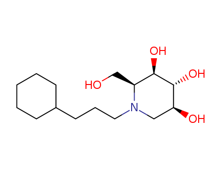 N-Cyclohexylpropyl deoxynorjirimycin