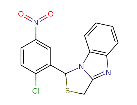 Molecular Structure of 138226-16-1 (1-(2-Chloro-5-(hydroxy(oxido)amino)phenyl)-3H-[1,3]thiazolo[3,4-a]benz imidazole)