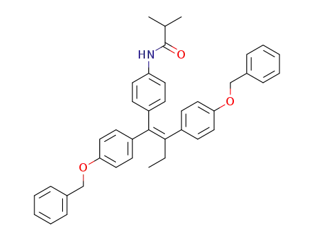 (E)-N-(4-(1',2'-bis(4'',4'''-(benzyloxy)phenyl)but-1'-enyl)phenyl)isobutyramide