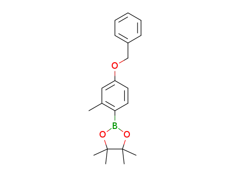 2-[4-(benzyloxy)-2-methylphenyl]-4,4,5,5-tetramethyl-1,3,2-dioxaborolane