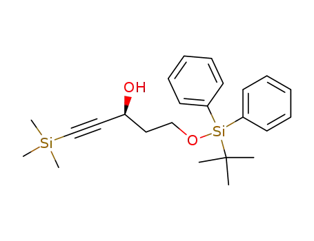 (S)-5-((tert-butyldiphenylsilyl)oxy)-1-(trimethylsilyl)pent-1-yn-3-ol