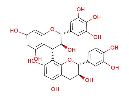Molecular Structure of 78392-25-3 (Gallocatechin-(4α→8)-catechin)