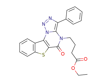 ethyl 4-(5-oxo-3-phenylbenzo[4,5]thieno[2,3-e][1,2,3]triazolo[1,5-a]pyrimidin-4(5H)-yl)butanoate