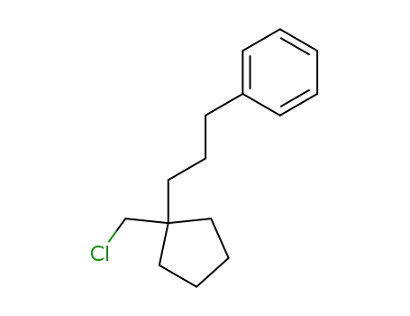 1-(chloromethyl)-1-(3-phenylpropyl)cyclopentane