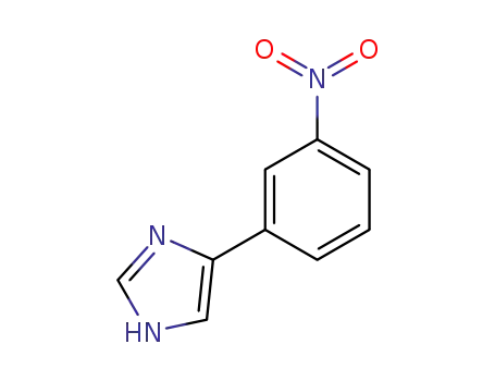 Molecular Structure of 40511-41-9 (5-(3-Nitro-phenyl)-1H-imidazole)