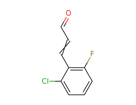 Molecular Structure of 883107-64-0 (2-Chloro-6-fluorocinnamaldehyde)