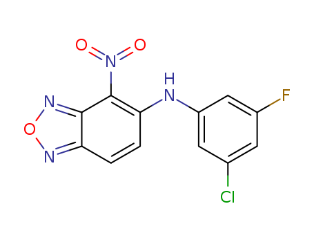2,1,3-Benzoxadiazol-5-aMine, N-(3-chloro-5-fluorophenyl)-4-nitro-