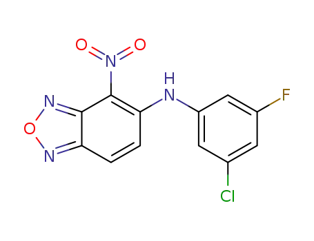 N-(3-クロロ-5-フルオロフェニル)-4-ニトロ-2,1,3-ベンゾオキサジアゾール-5-アミン