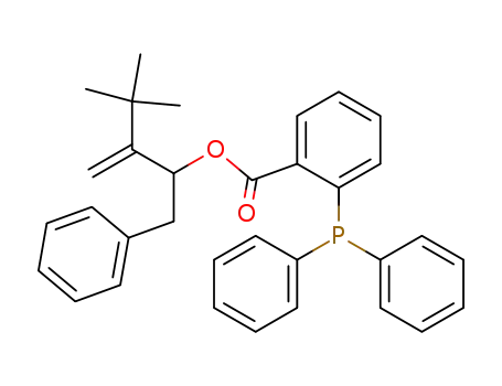 (1RS)-(+/-)-1-benzyl-2-tert-butyl-prop-2-enyl 2-(diphenylphosphanyl)benzoate