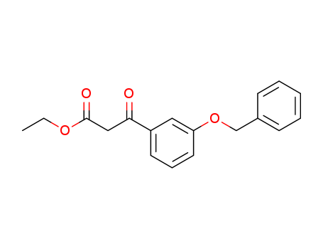 Benzenepropanoic acid, b-oxo-3-(phenylmethoxy)-, ethyl ester