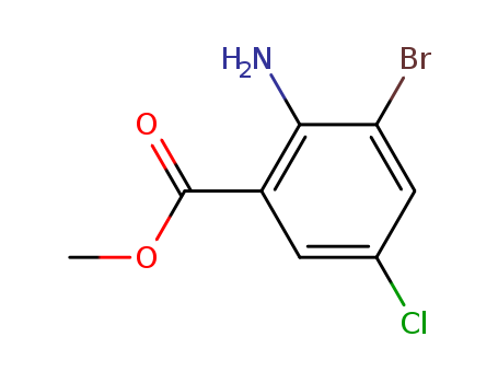 Benzoic acid, 2-aMino-3-broMo-5-chloro-, Methyl ester