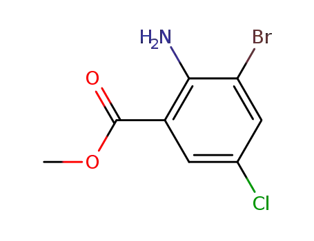 Benzoic acid, 2-aMino-3-broMo-5-chloro-, Methyl ester