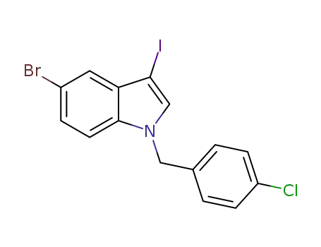 5-bromo-1-(4-chlorobenzyl)-3-iodo-1H-indole