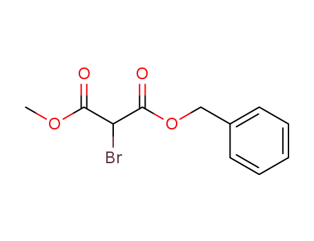 Molecular Structure of 132873-63-3 (1-benzyl 3-methyl 2-bromomalonate)