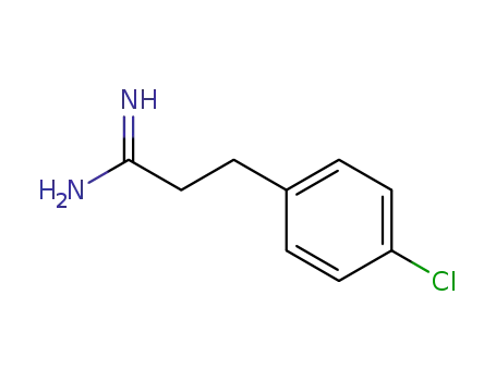 Molecular Structure of 887577-25-5 (3-(4-CHLORO-PHENYL)-PROPIONAMIDINE)