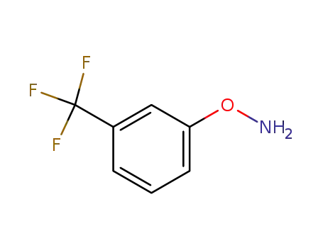 Molecular Structure of 99907-98-9 (O-(3-(trifluoromethyl)phenyl)hydroxylamine)