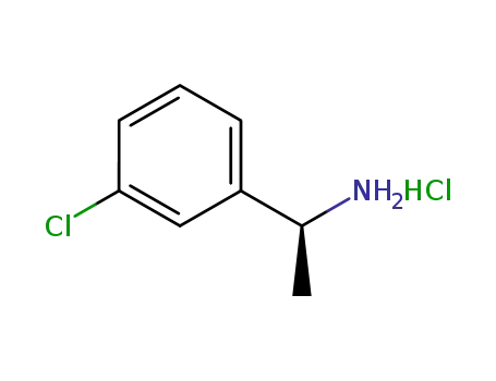 Molecular Structure of 1213318-20-7 ((S)-1-(3-CHLOROPHENYL)ETHANAMINE)