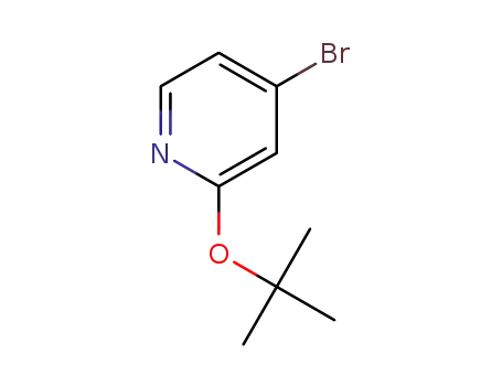 Molecular Structure of 1086381-36-3 (4-Bromo-2-tert-butoxypyridine)
