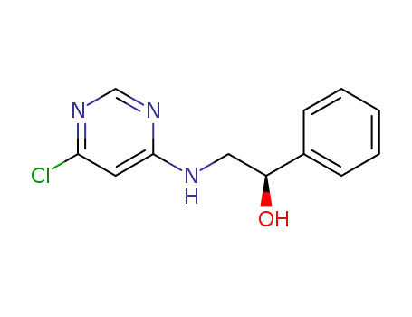 (1R)-2-[(6-chloropyrimidin-4-yl)amino]-1-phenylethanol