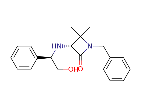(R)-1-Benzyl-3-((R)-2-hydroxy-1-phenyl-ethylamino)-4,4-dimethyl-azetidin-2-one