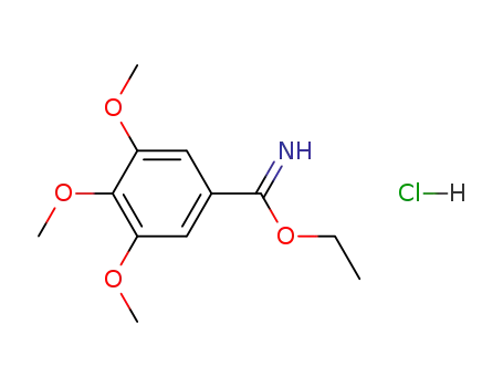 Ethyl 3,4,5-trimethoxybenzene-1-carboximidate hydrochloride