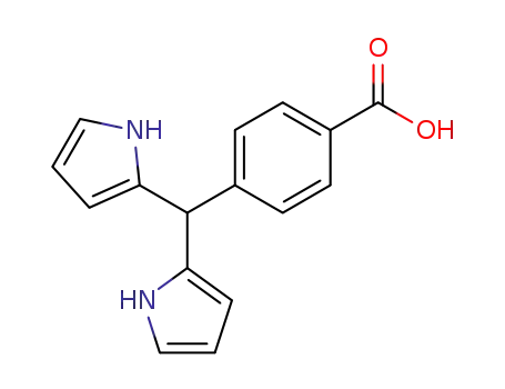 Molecular Structure of 214554-44-6 (4-[DI(1H-PYRROL-2-YL)METHYL]BENZENECARBOXYLIC ACID)