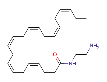 Molecular Structure of 1235236-68-6 ((4Z,7Z,10Z,13Z,16Z,19Z)-N-(2-aminoethyl)docosa-4,7,10,13,16,19-hexaenamide)