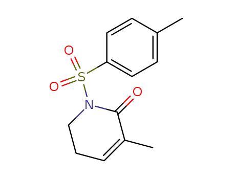 Molecular Structure of 130291-45-1 (2(1H)-Pyridinone, 5,6-dihydro-3-methyl-1-[(4-methylphenyl)sulfonyl]-)