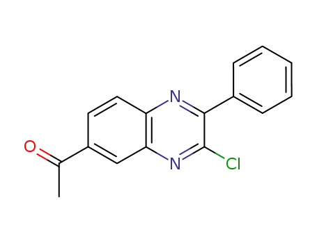 6-acetyl-3-chloro-2-phenylquinoxaline