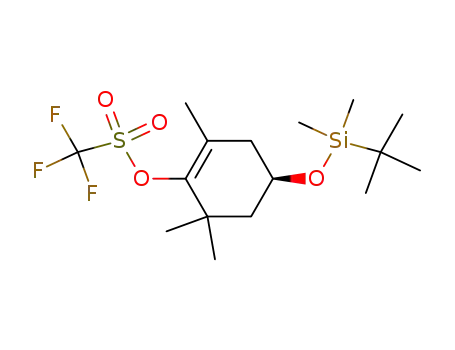 (R)-5-(tert-butyldimethylsilyloxy)-2-[(trifluoromethanesulfonyl)oxy]-1,3,3-trimethylcyclohex-1-ene