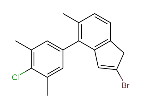 2-bromo-4-(4-chloro-3,5-dimethylphenyl)-5-methylindene