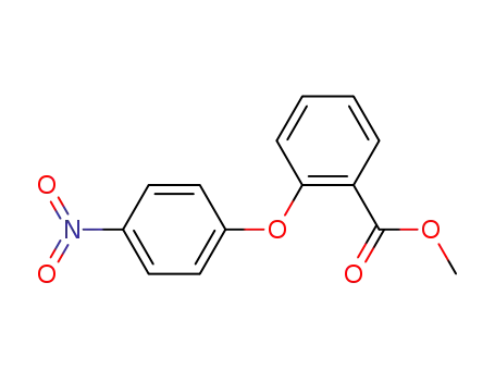 Molecular Structure of 212189-50-9 (METHYL 2-(4-NITROPHENOXY)BENZENECARBOXYLATE)