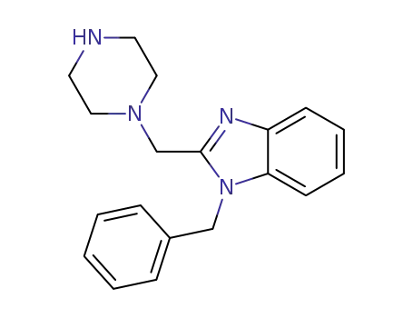 1-benzyl-2-(piperazin-1-ylmethyl)-1H-benzo[d]imidazole