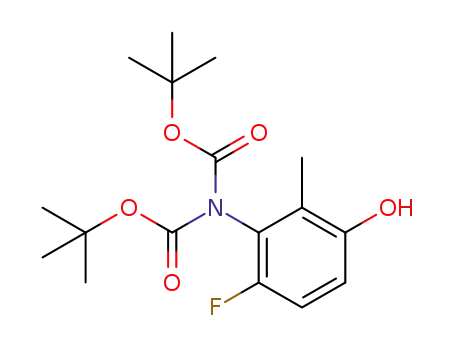 tert-butyl N-tert-butoxycarbonyl-N-(6-fluoro-3-hydroxy-2-methyl-phenyl)carbamate