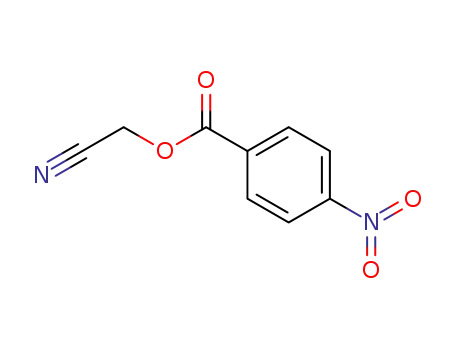 Molecular Structure of 949-04-2 (Acetonitrile, [(4-nitrobenzoyl)oxy]-)