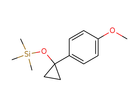 Molecular Structure of 60068-19-1 (Silane, [[1-(4-methoxyphenyl)cyclopropyl]oxy]trimethyl-)