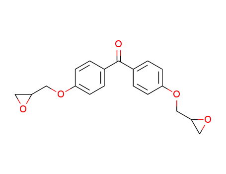 Molecular Structure of 5145-95-9 (4,4'-Bis(2,3-epoxypropoxy)benzophenone)