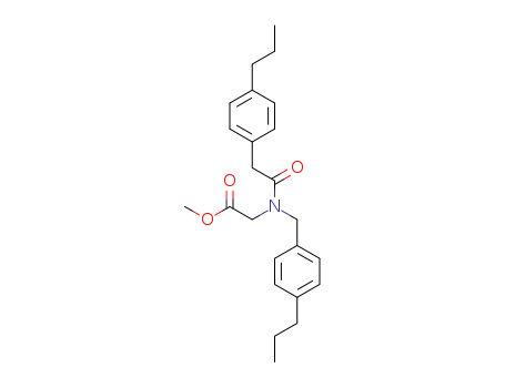 methyl 2-(N-(4-propylbenzyl)-2-(4-propylphenyl)acetamido)acetate