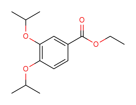 Molecular Structure of 1369403-22-4 (ethyl 3,4-diisopropoxybenzoate)