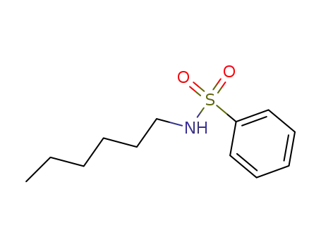 Molecular Structure of 7250-80-8 (N-hexylbenzenesulfonamide)