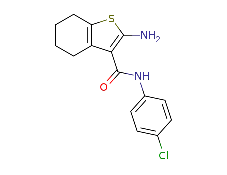 2-AMINO-N-(4-CHLOROPHENYL)-4,5,6,7-TETRAHYDRO-1-BENZOTHIOPHENE-3-CARBOXAMIDE