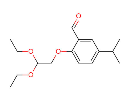 (2-formyl-4-isopropylphenoxy)acetaldehyde diethyl acetal