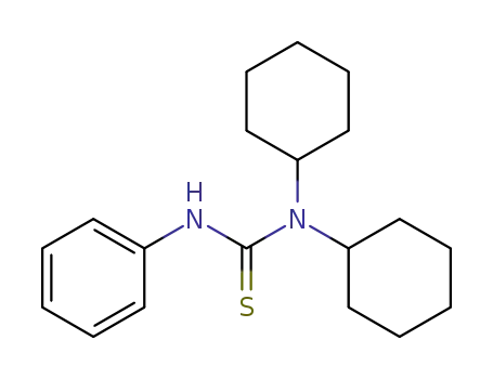 Molecular Structure of 15093-49-9 (N,N-Dicyclohexyl-N'-phenylthiourea)
