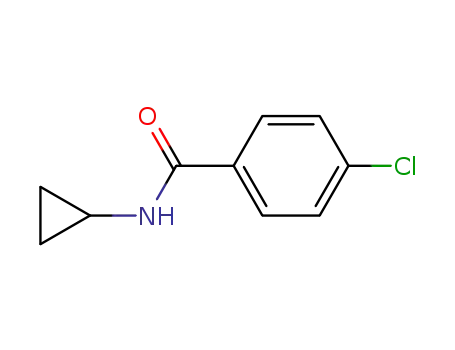 Molecular Structure of 39887-35-9 (Benzamide, 4-chloro-N-cyclopropyl-)