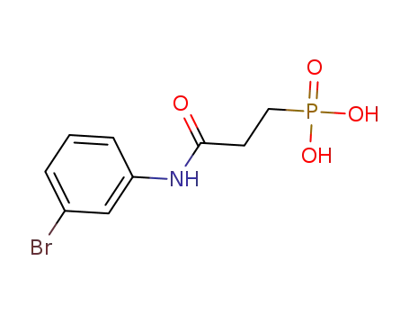 [N-(3-bromophenyl)carbamoyl]ethylphosphonic acid
